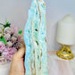 Large Blue Hemimorphite Druzy Tower 20cm