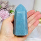 Chunky Blue Trolleite High Grade Tower 243g 9.5cm