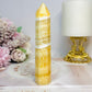 Orange Calcite Tower 12.5cm