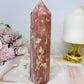 Peach Blossom Tourmaline Tower 16.5cm 428g