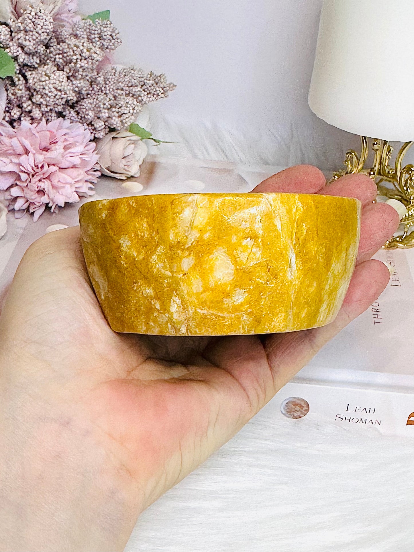 Jasper Carved Bowl 477g 8.5cm