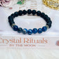 Beautiful Sodalite with Lava Bead Bracelet in Gift Bag