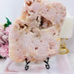 Huge 20cm Chunky 1.2KG Druzy Pink Amethyst Slab | Platter from Argentina On Stand