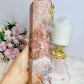 Huge Pink Amethyst Chunky Druzy Tower 25cm 1.45KG