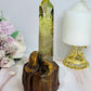 Citrine Tower in Timber Base 17cm
