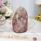 Pink Amethyst Druzy Freeform 7cm