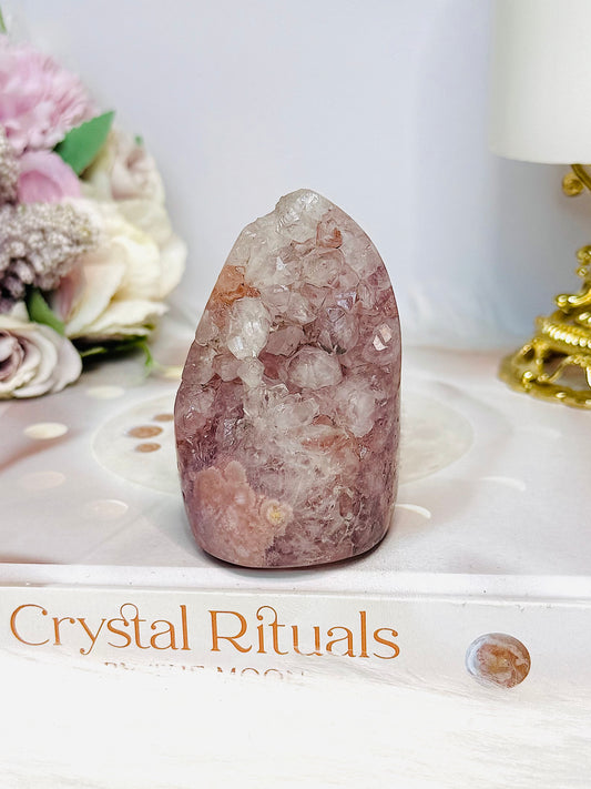 Pink Amethyst Druzy Freeform 7cm