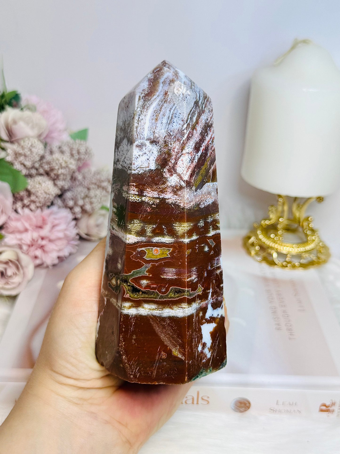 Chunky Ocean Jasper Tower 14cm 620g
