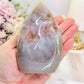 Incredible Large 10.5cm 450gram Druzy Agate Freeform | Flame