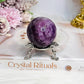 High Grade Purple Fluorite Sphere on Stand 171g