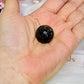 Rare Mini Herkimer Diamond Sphere on Stand