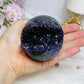 Large Druzy Amethyst Sphere on Stand 386g