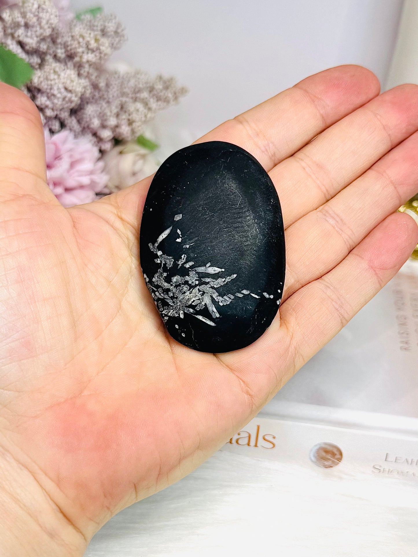 Natural Chrysanthemum Palm Stone