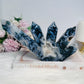 Moss Agate Druzy 5 Point Tower 22cm 638g