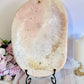 Wow!!!! Incredibly Fabulous Large 28cm 1.44KG  Pink Amethyst Platter | Bowl From Uruguay