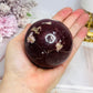 Large Red Jasper Sphere on Stand 471g