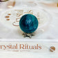 Blue Fluorite Sphere On Stand 60g