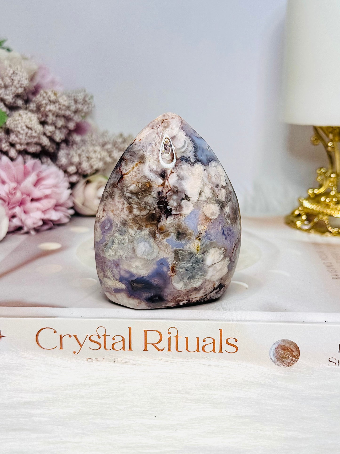 Flower Agate Freeform 8cm 241g