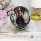 Mexican Lace Agate Sphere on Stand 476g