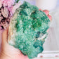 Natural Large Chunky 14cm 867gram Green Cubed Fluorite Specimen