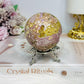 Large Natural Phosphosiderite Sphere On Stand 278g