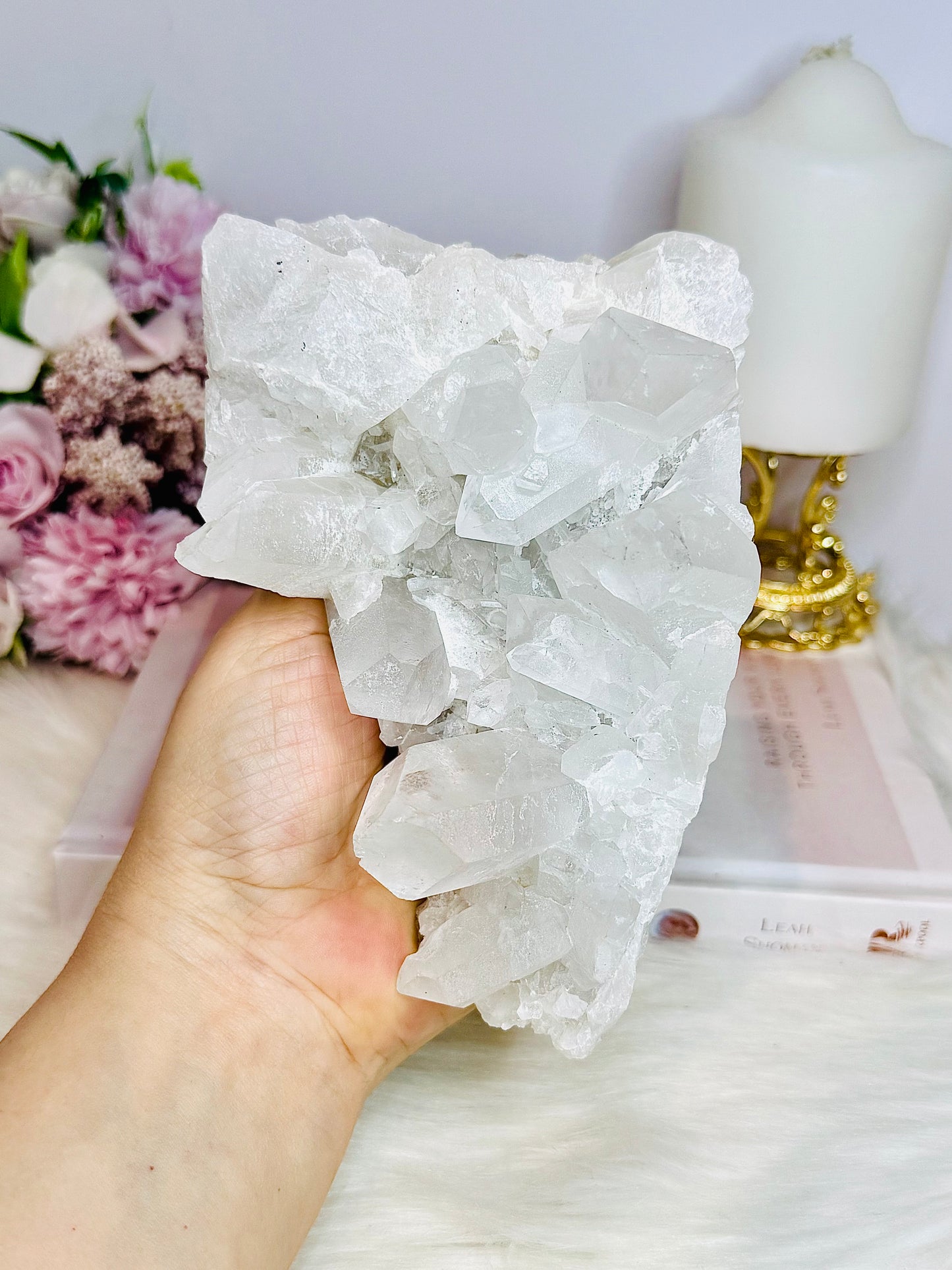 Large Natural Clear Quartz Specimen 742g