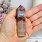Amethyst X Agate Tower 9cm