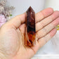 High Grade Fire Quartz Tower with Rainbows 8cm