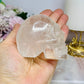 Clear Quartz Carved Skull 306g 7.5cm