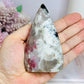 Pink Tourmaline Carved Freeform | Flame 10cm
