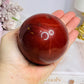 Large Mookaite Jasper Sphere on Stand 604g