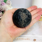 Natural Black Sphalerite Sphere on Stand 377g