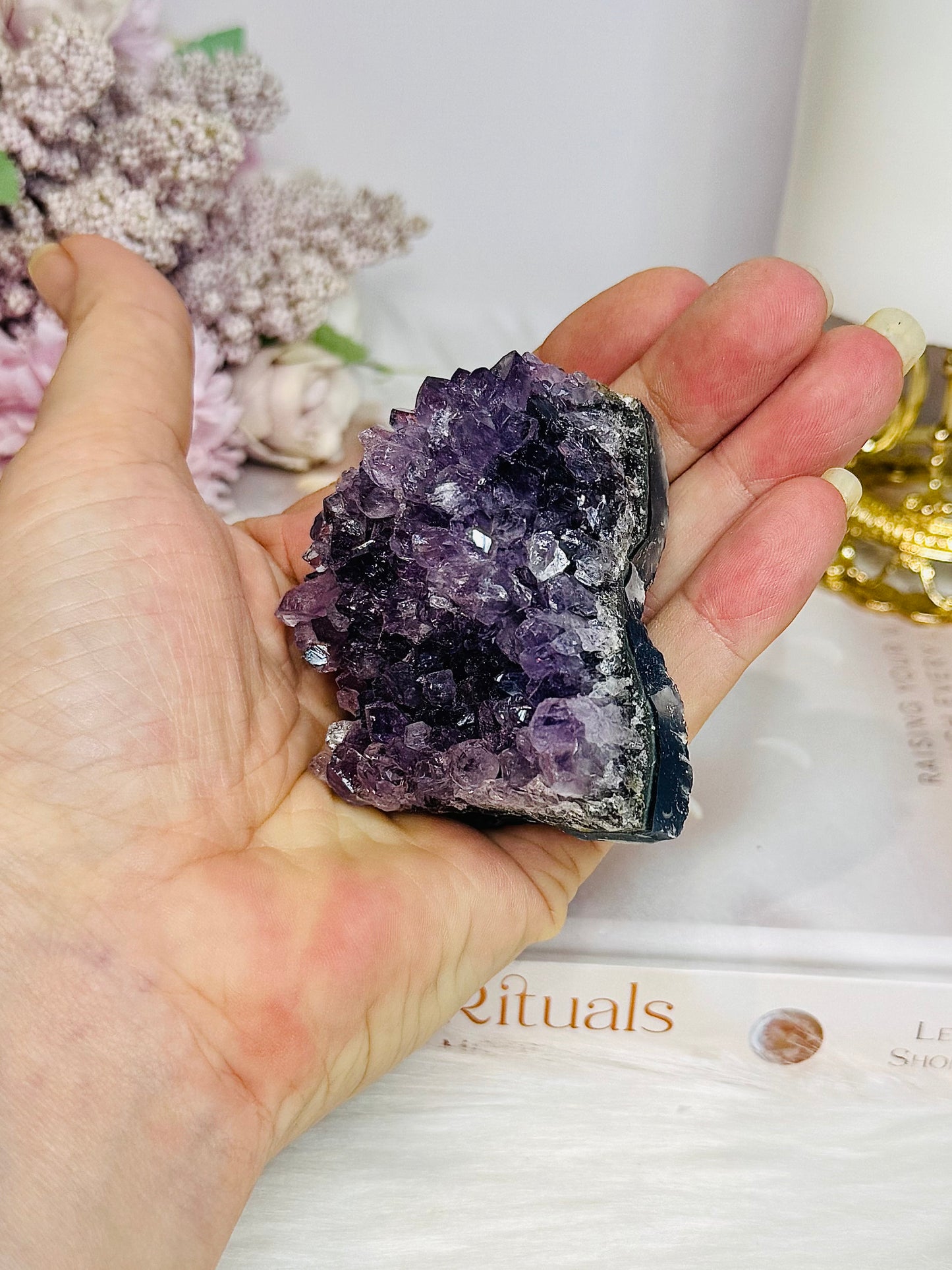 Natural Amethyst Cluster 147g