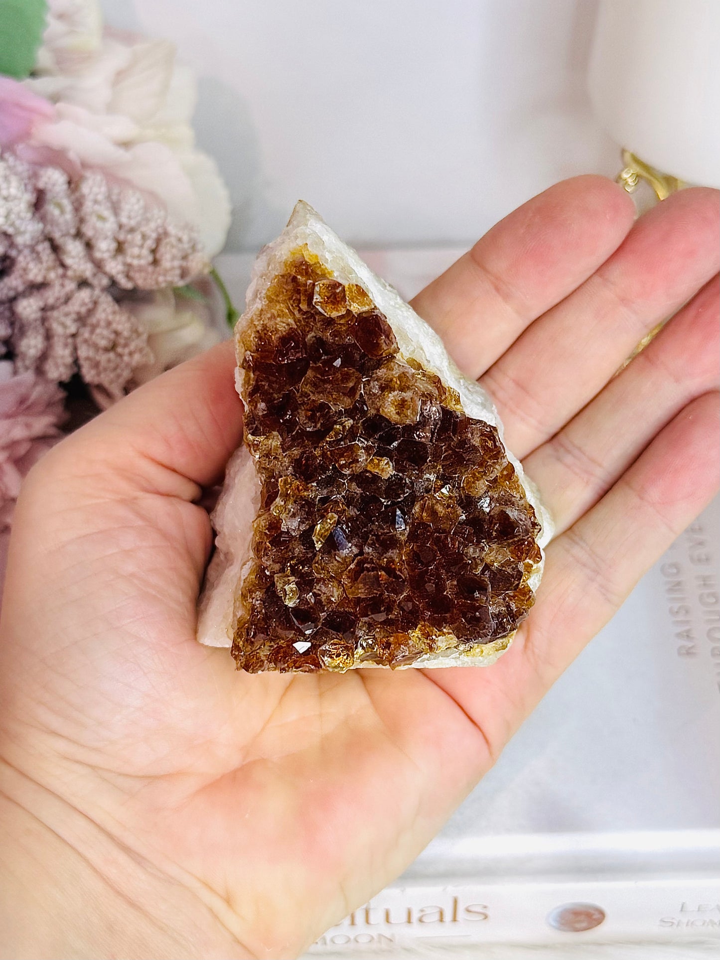 Citrine (Heat Treated) Cluster 267grams