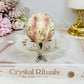 Peach Blossom Tourmaline Sphere On Stand 141g