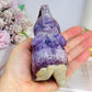Amethyst X Mexican Lace Agate Elephant 11cm 410g