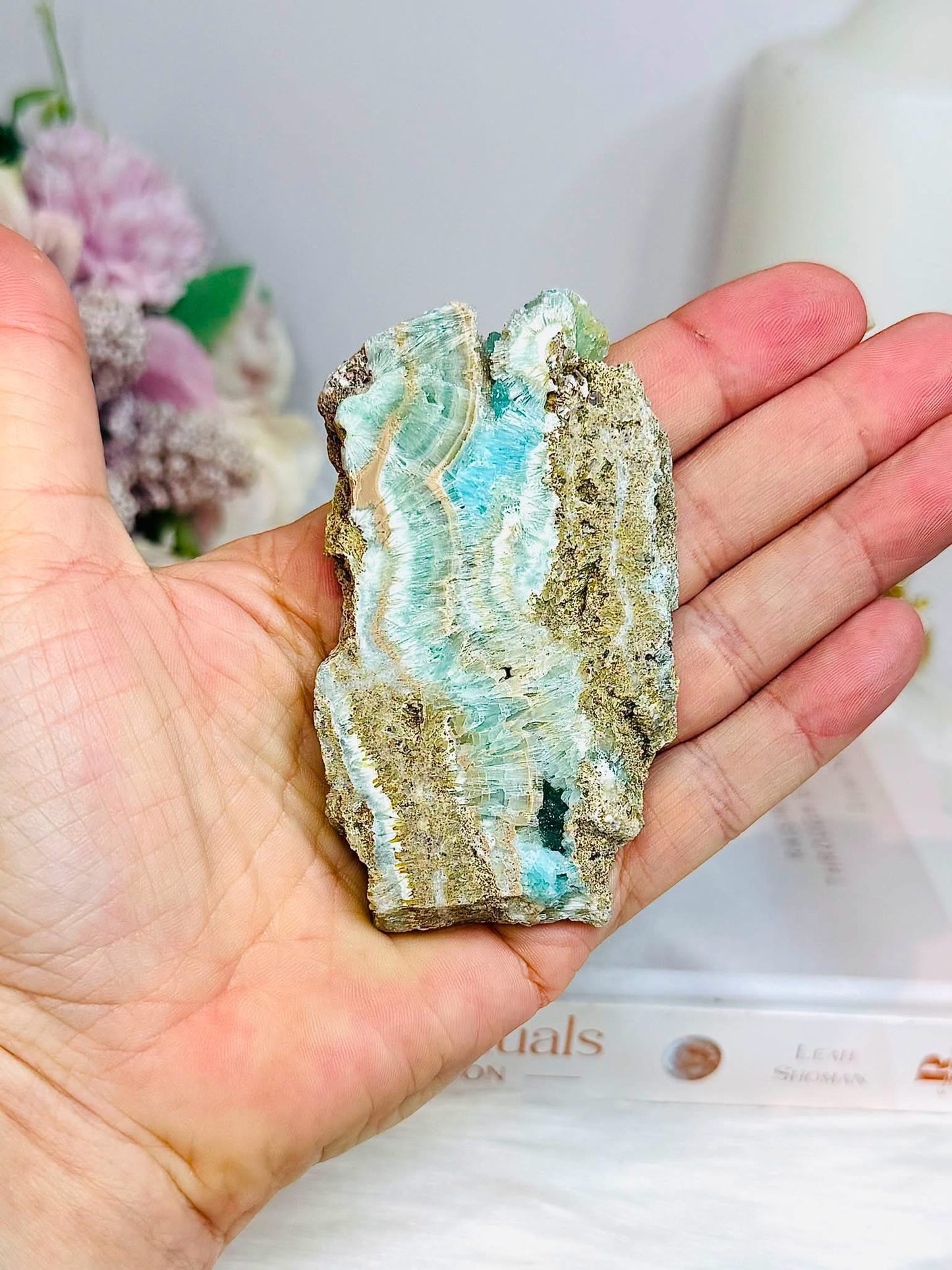 Natural Hemimorphite Slab 8.5cm