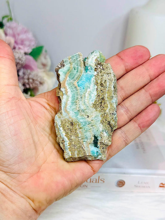 Natural Hemimorphite Slab 8.5cm