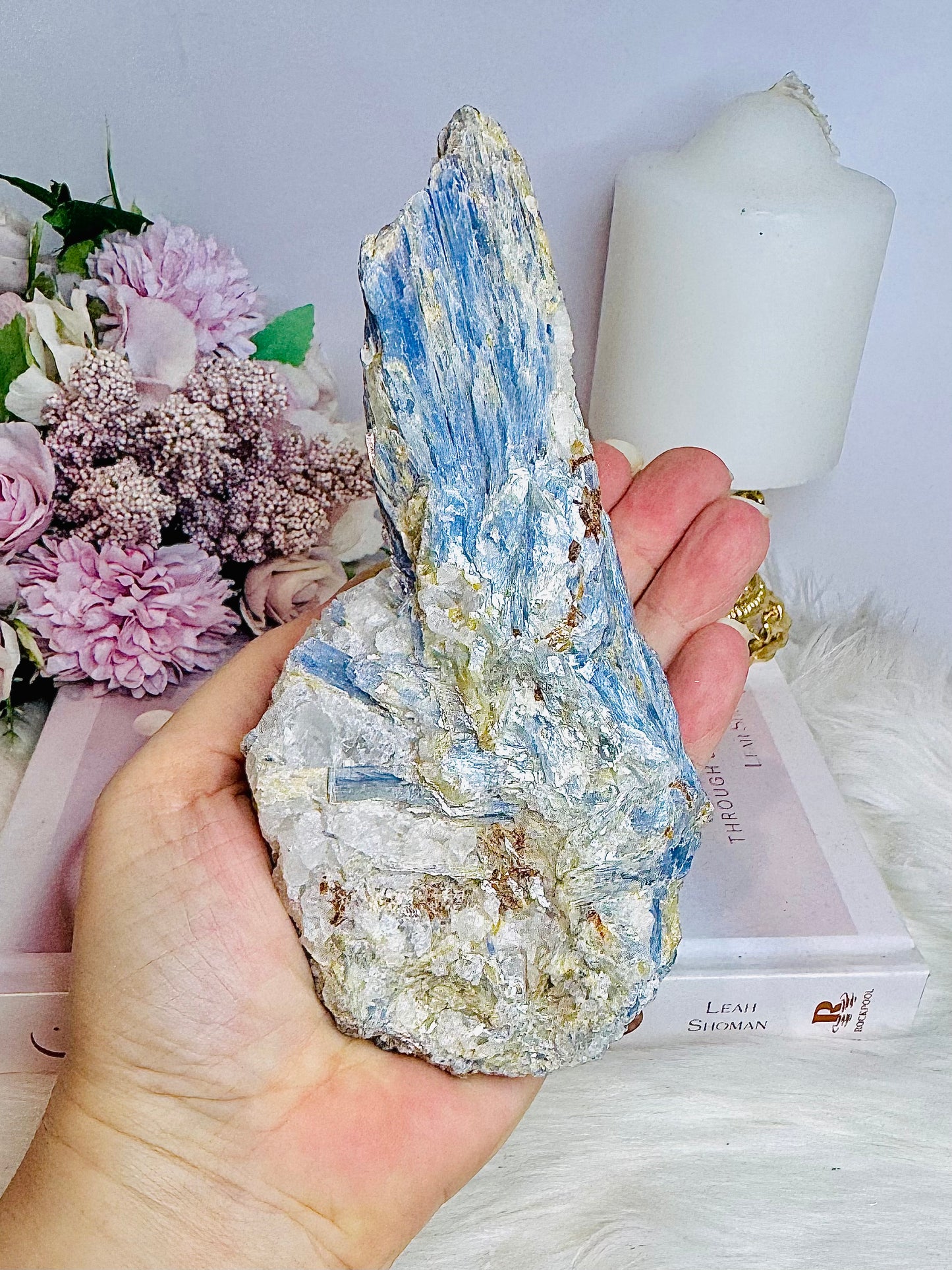 Natural Large Blue Kyanite Specimen 17cm 522g