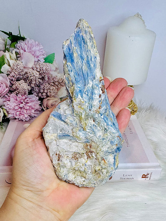 Natural Large Blue Kyanite Specimen 17cm 522g