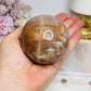 Shimmering Large Sunstone with Moonstone Sphere on Stand 433g