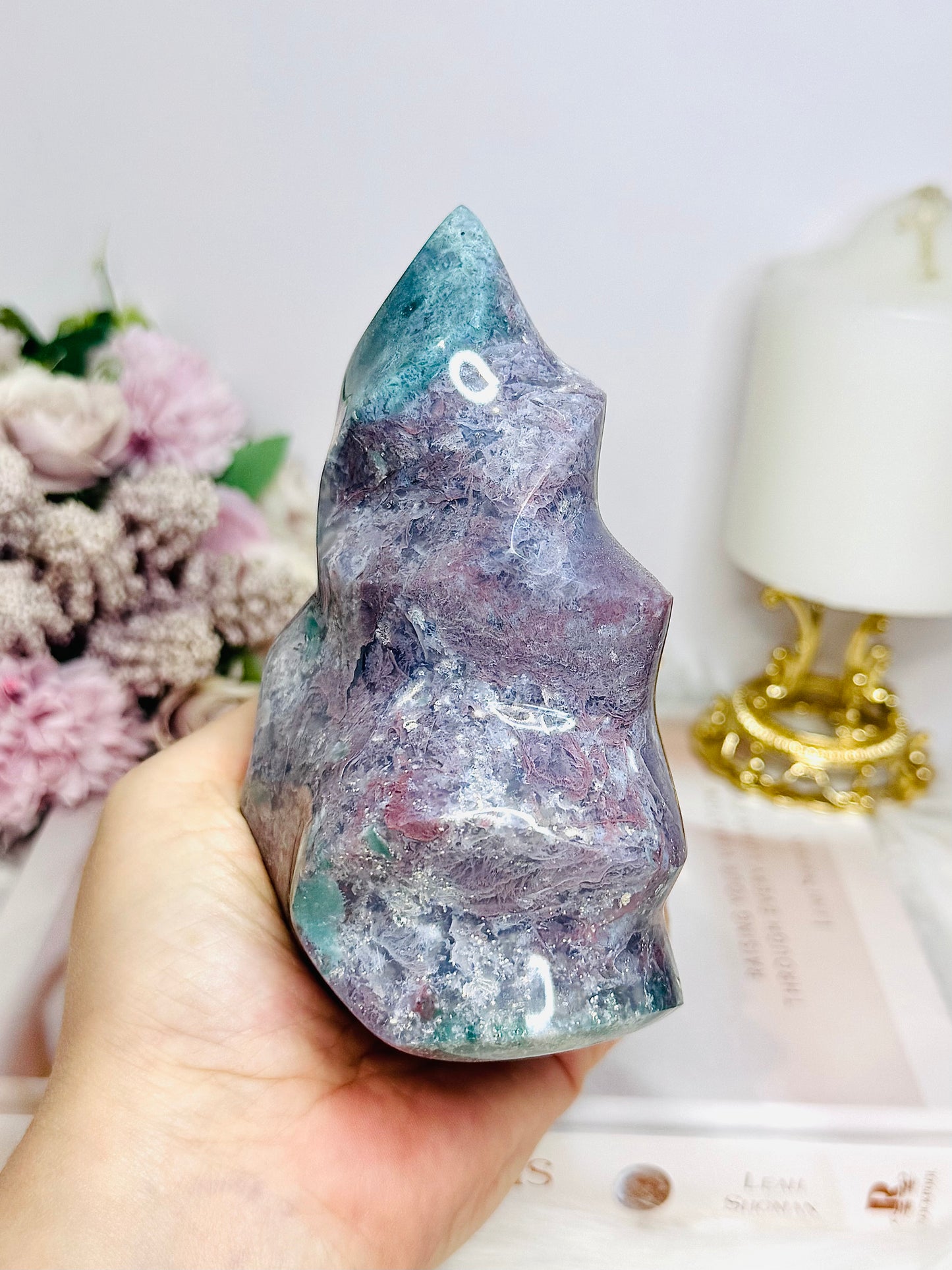 Large Ocean Jasper Flame 664g