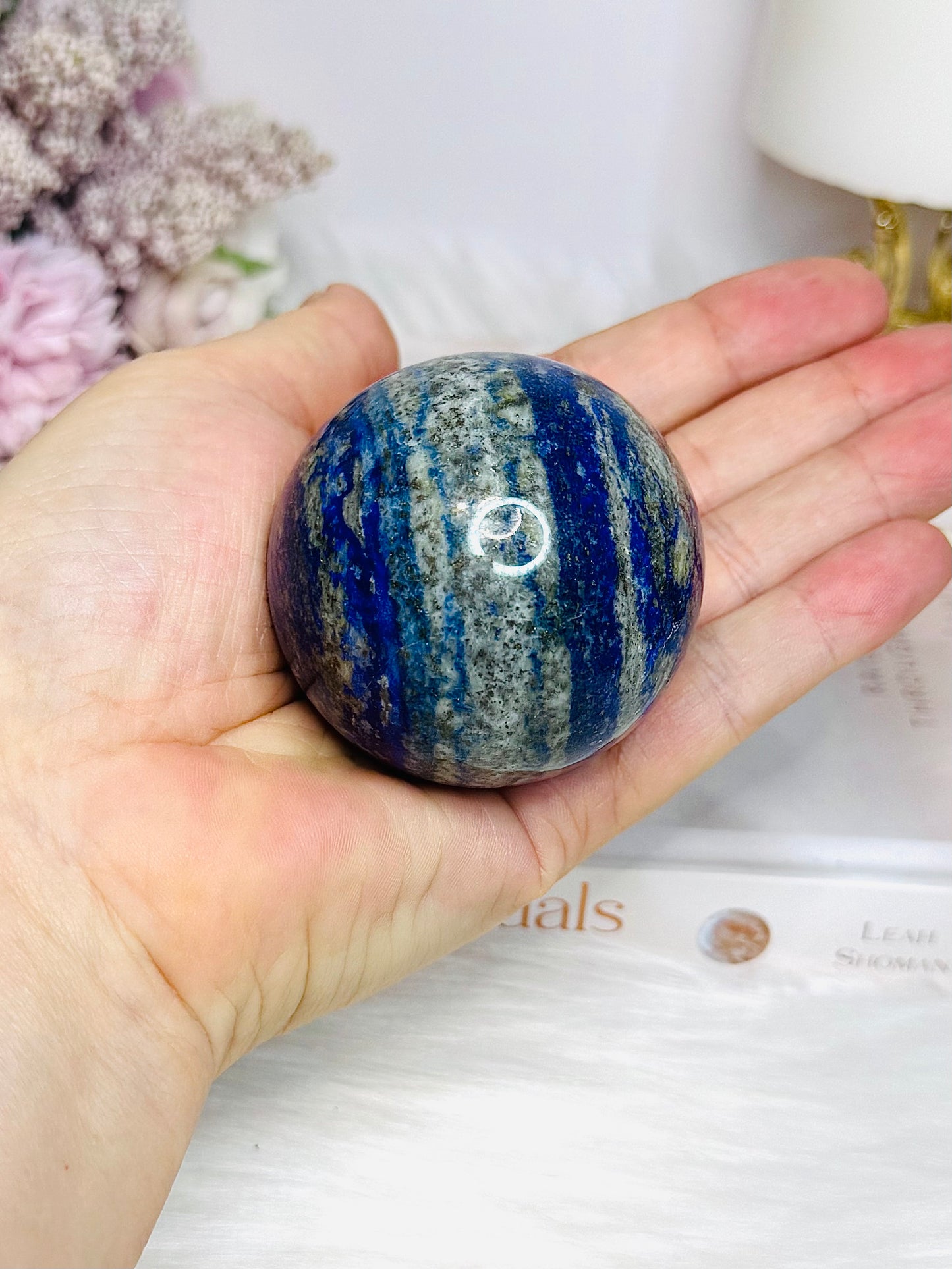Lapis Lazuli Sphere On Stand 244g