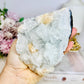 Large Natural Apophyllite with Calcite Freeform 640g