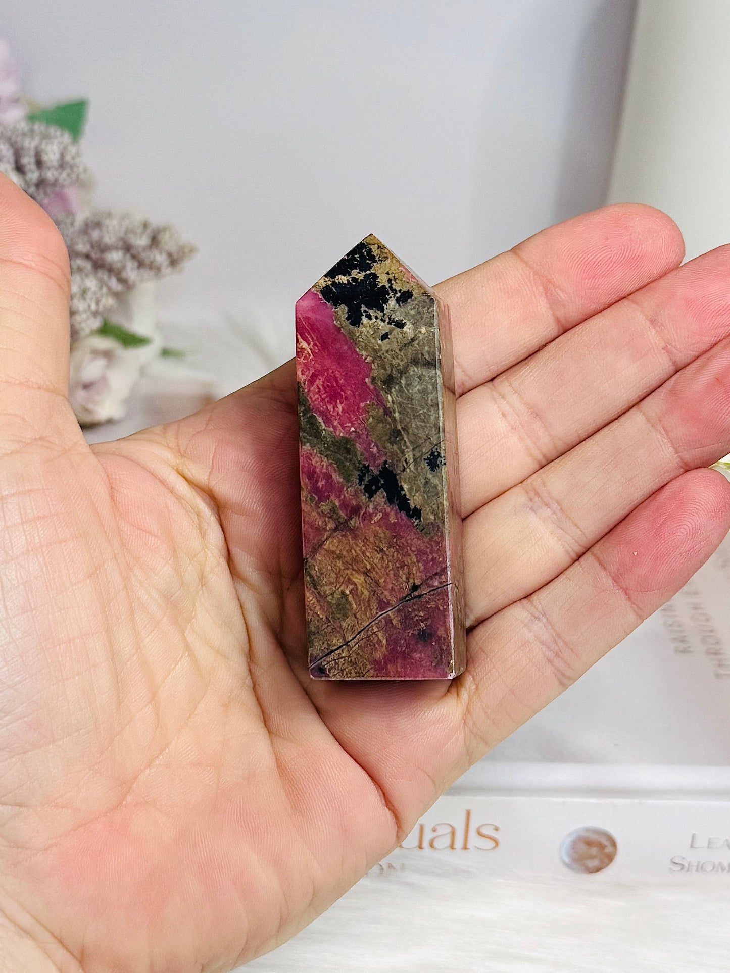 Rhodonite Tower 6.5cm