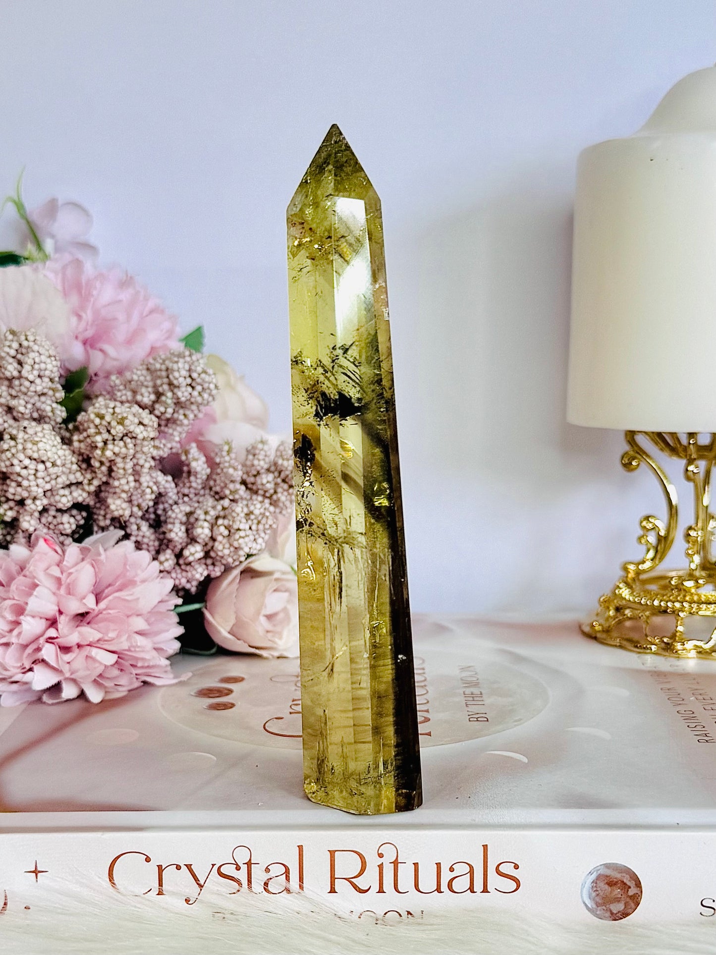 Beautiful 13cm Citrine Tower From Brazil