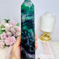 Large Rainbow Fluorite Tower Full of Rainbows 1.02KG 22cm