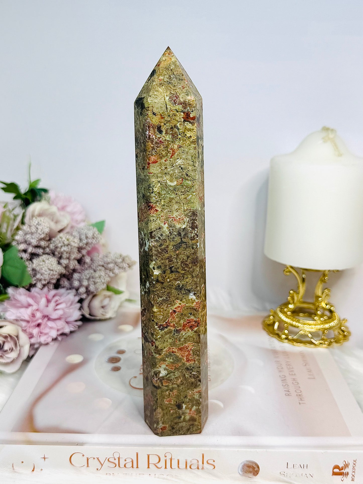 Large Agate Tower 20cm