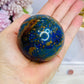 Azurite Sphere on Stand 303g