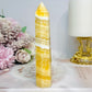 Orange Calcite Tower 12.5cm